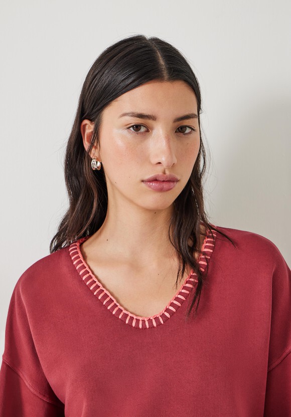 Ellison Contrast Stitch Sweatshirt