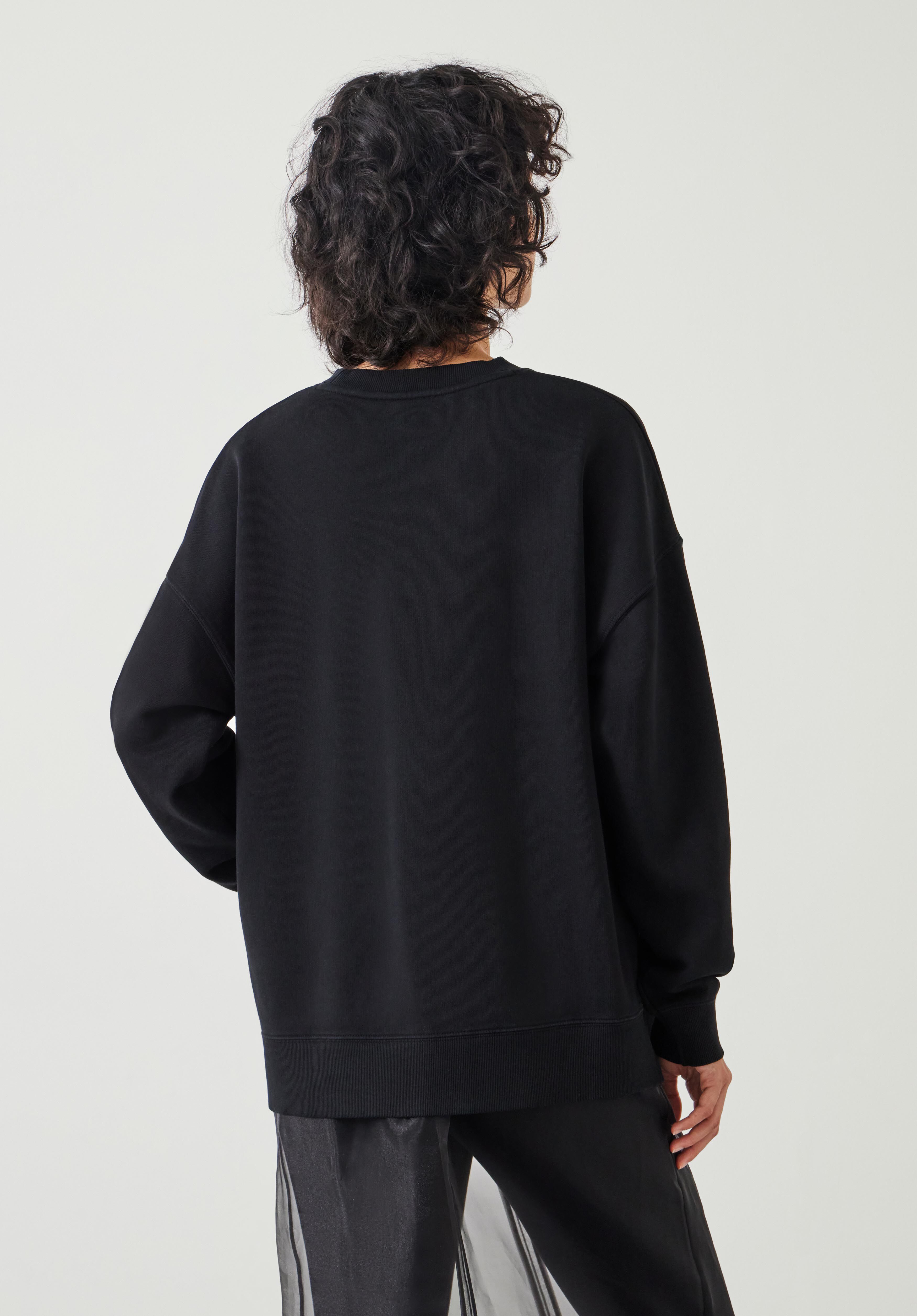 Discotheque Graphic Oversized Sweatshirt Washed black hush