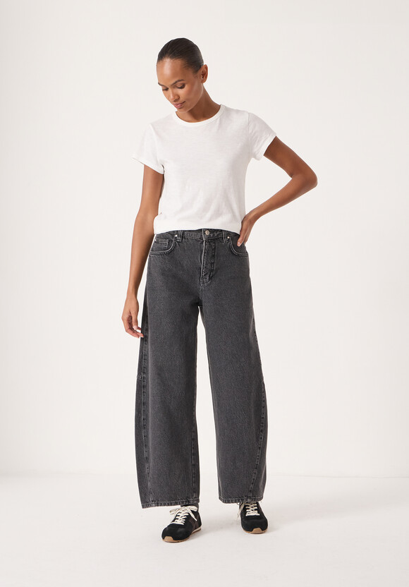 Bree Horseshoe Barrel Leg Jeans