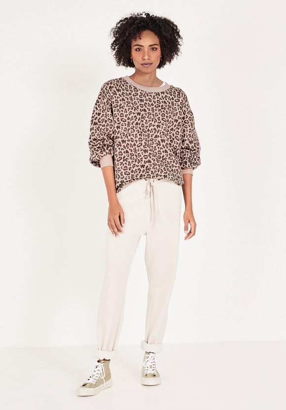Leopard Oversized Sweatshirt