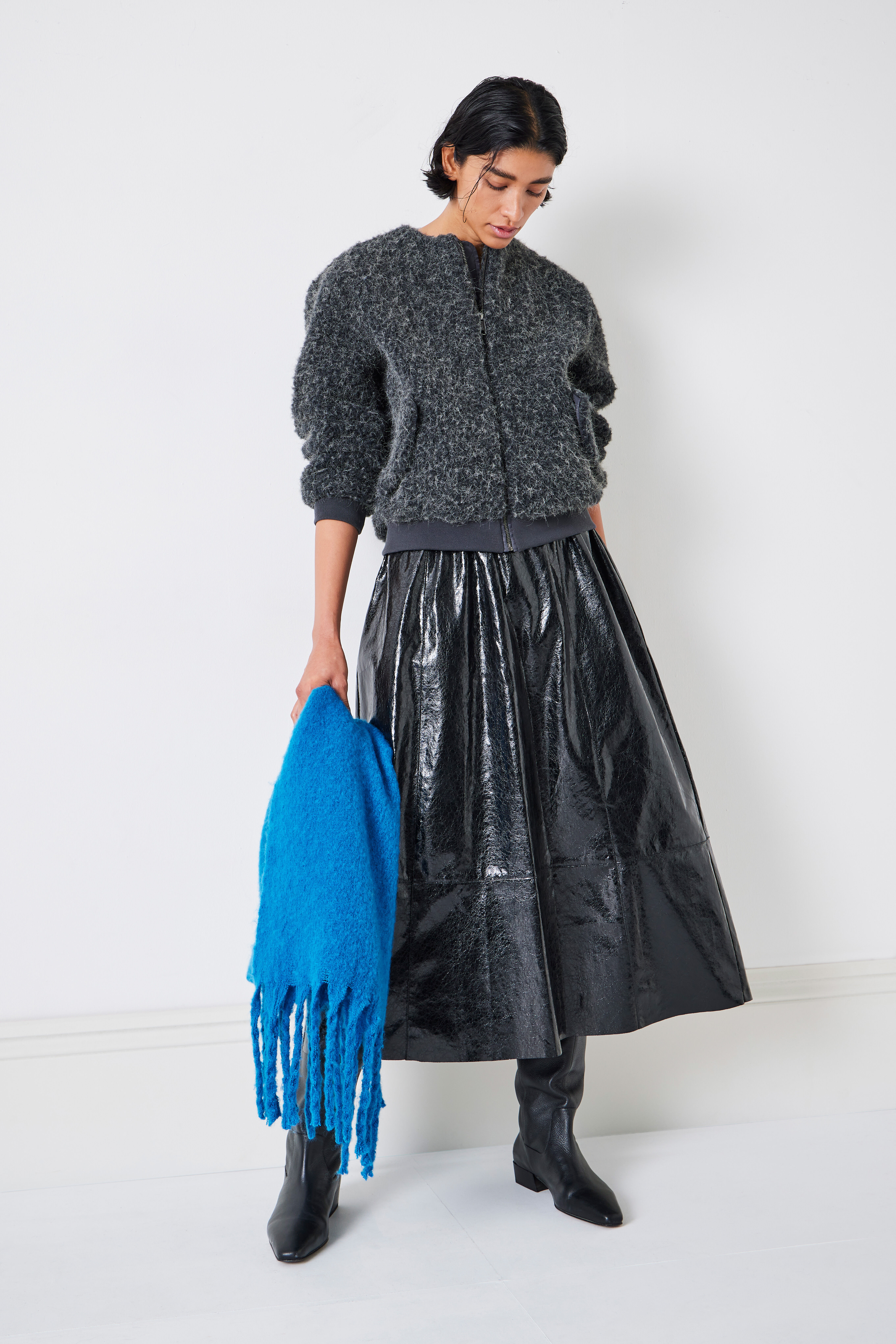 Black Skirts for women Plain Printed Denim Hush uk