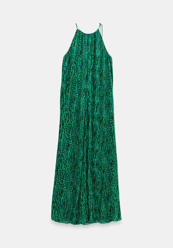 Cassie Relaxed Halter Neck Maxi Dress