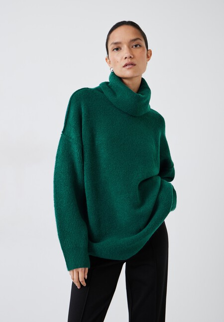 Meryl Roll Neck Wool Blend Jumper