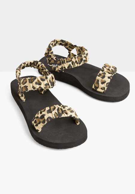 Kuta Leopard Sandals