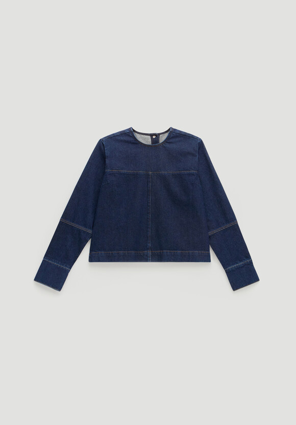 Long Sleeve Denim Top