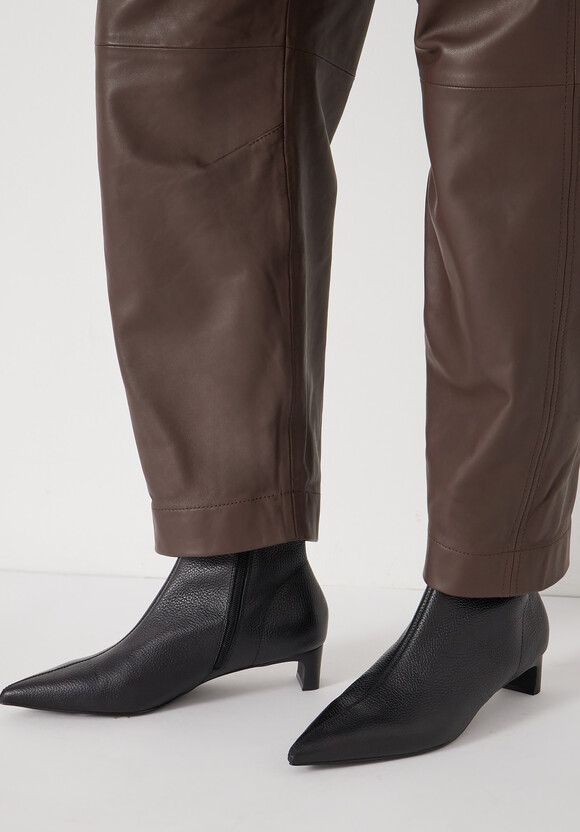 Leather Sock Fit Boot