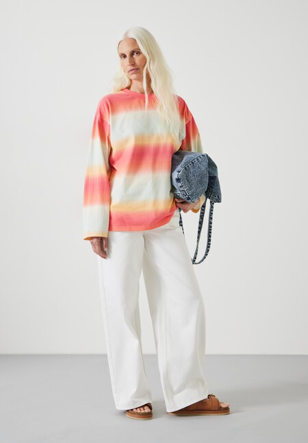 Keriah Ombre Oversized Cotton Top