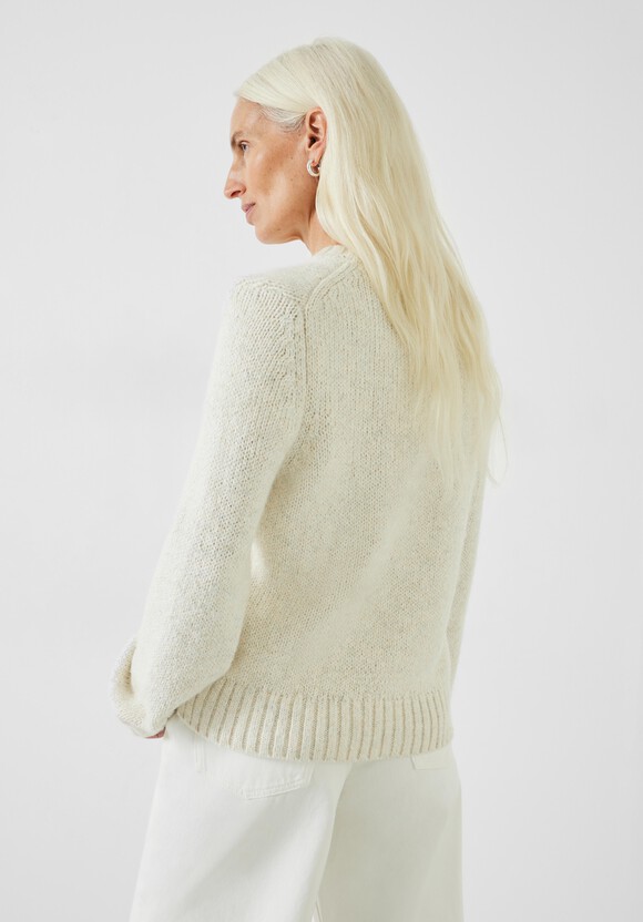 Marra High V Neck Knitted Jumper