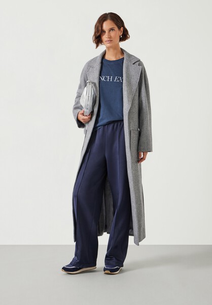Kaitlin Wool Blend Herringbone Coat