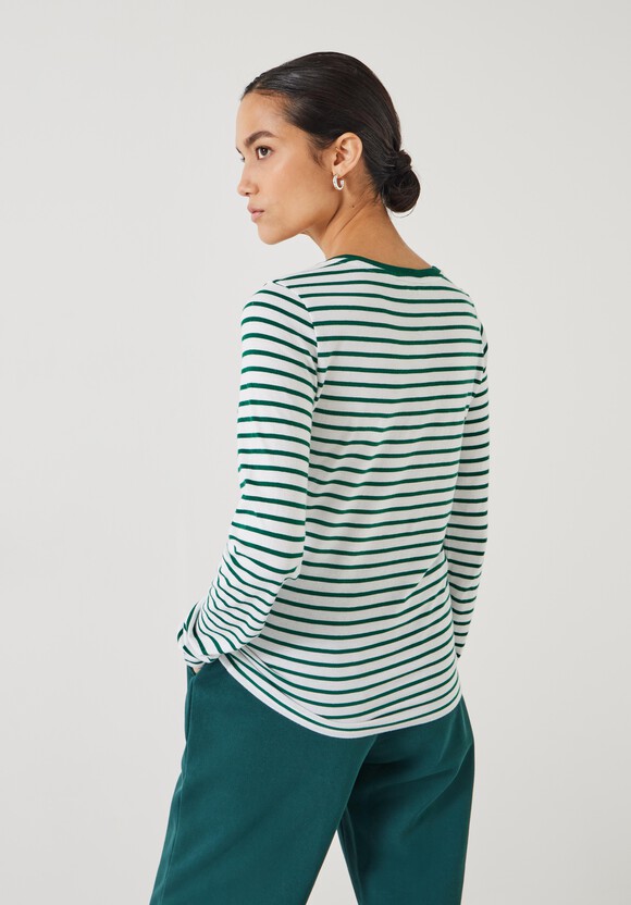 Anna Stripe Slim Fit Top