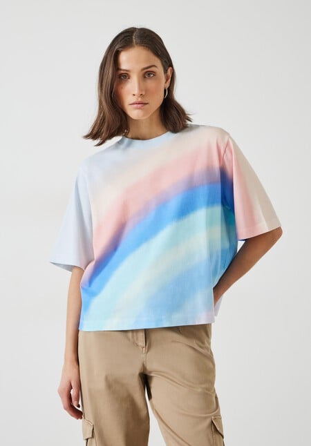 Tullie Relaxed Ombre Stripe T-Shirt