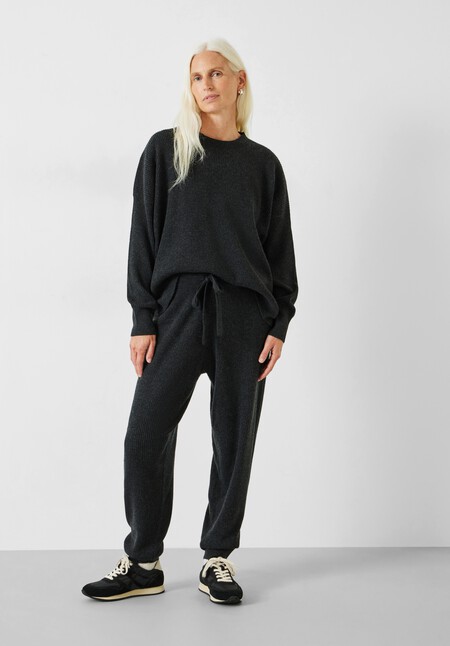 Mae Cashmere Ribbed Jumper