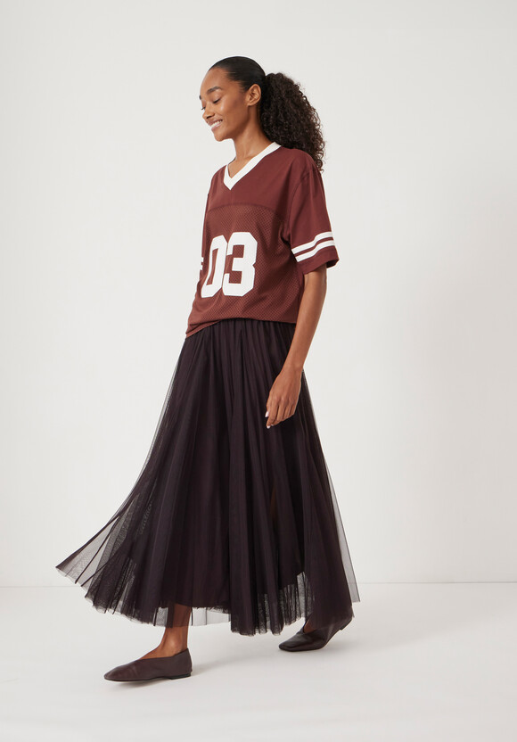 Millie Godet Maxi Skirt