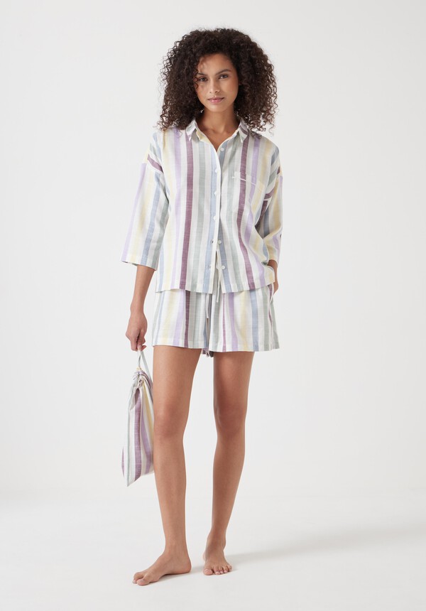 Rudie Stripe Short Pyjama Set