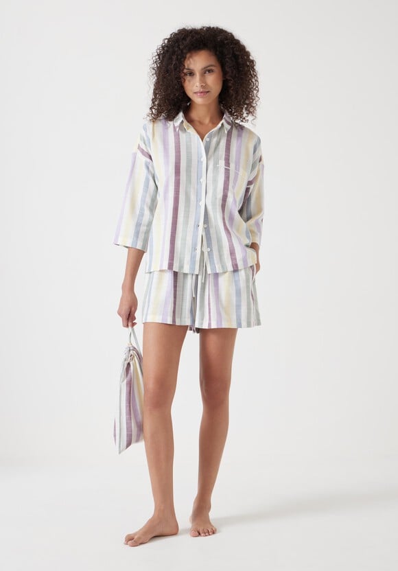Rudie Stripe Short Pyjama Set