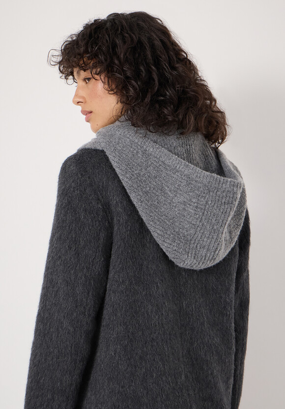 Knitted Hooded Scarf