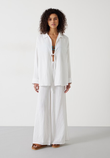 Elodie Oversized Cheesecloth Shirt