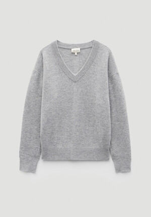 Scarlett Cashmere V-Neck Jumper