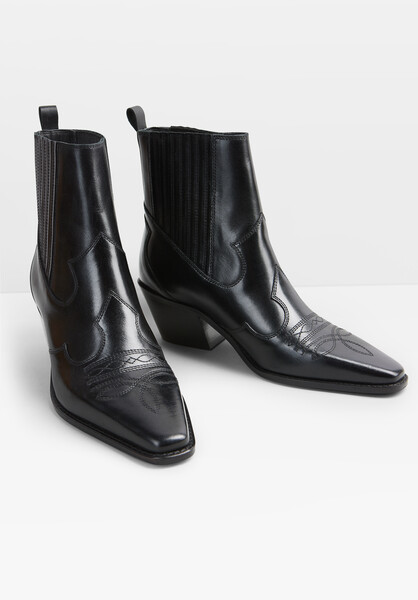 Kendall Leather Western Boots