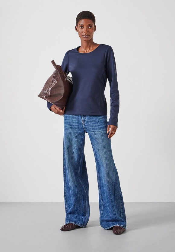 Tie Back Seamed Top