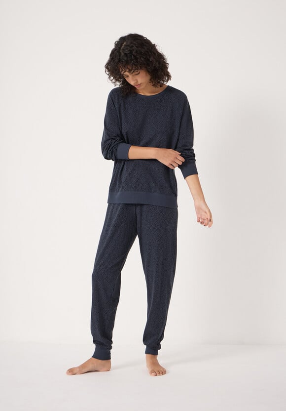 Joelle Jersey Jogger Animal Print Pyjamas