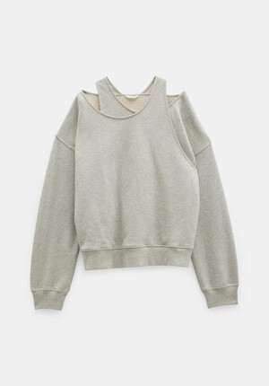 Beck Layered Cotton Sweatshirt