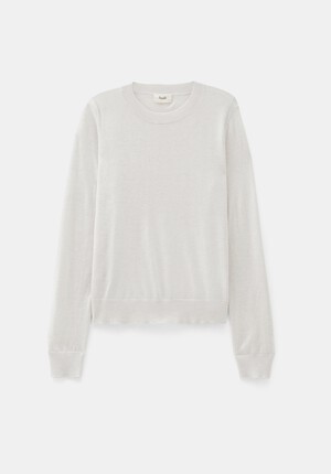 Fine Knit Wool Blend Jumper