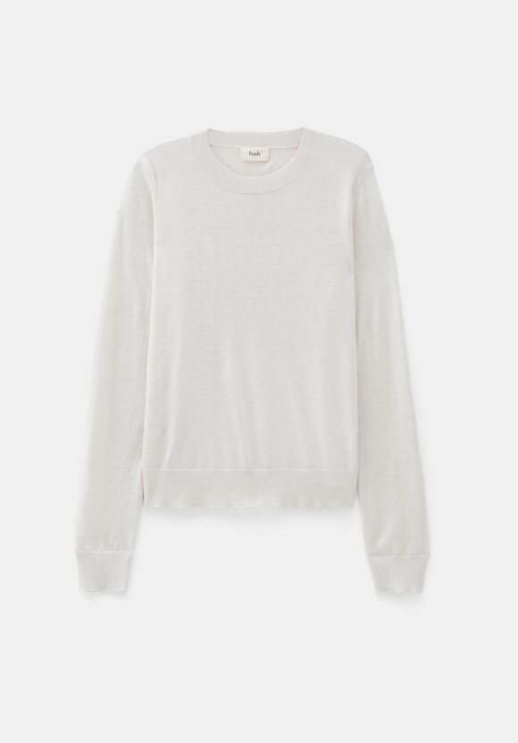 Fine Knit Wool Blend Jumper