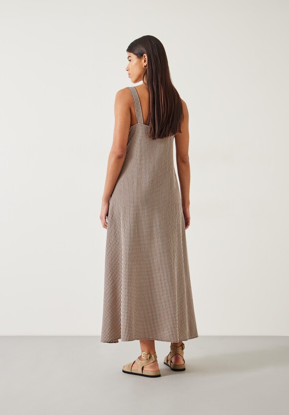Lina Gingham Maxi Dress