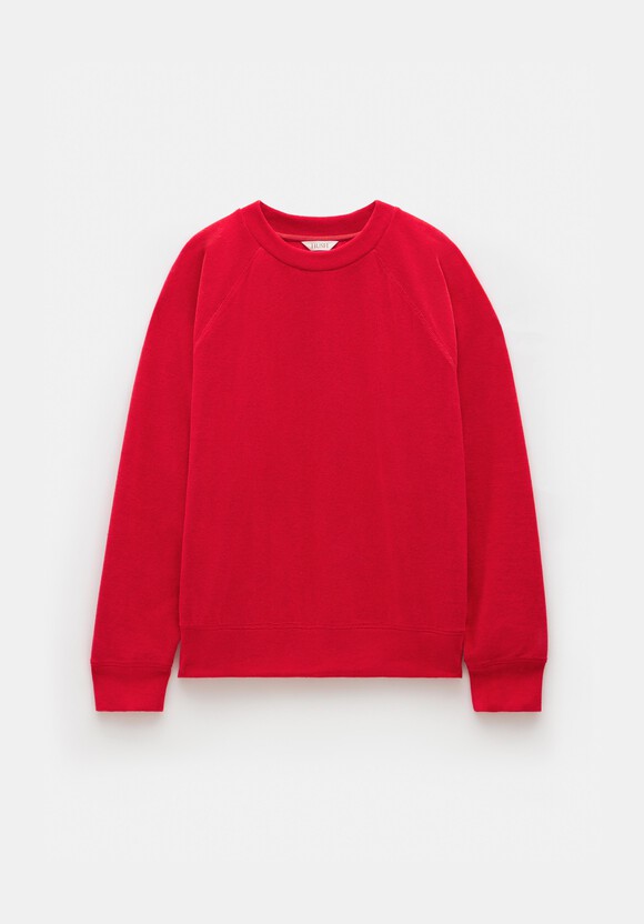 Towelling Raglan Sweatshirt