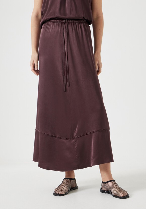 Satin Maxi Skirt