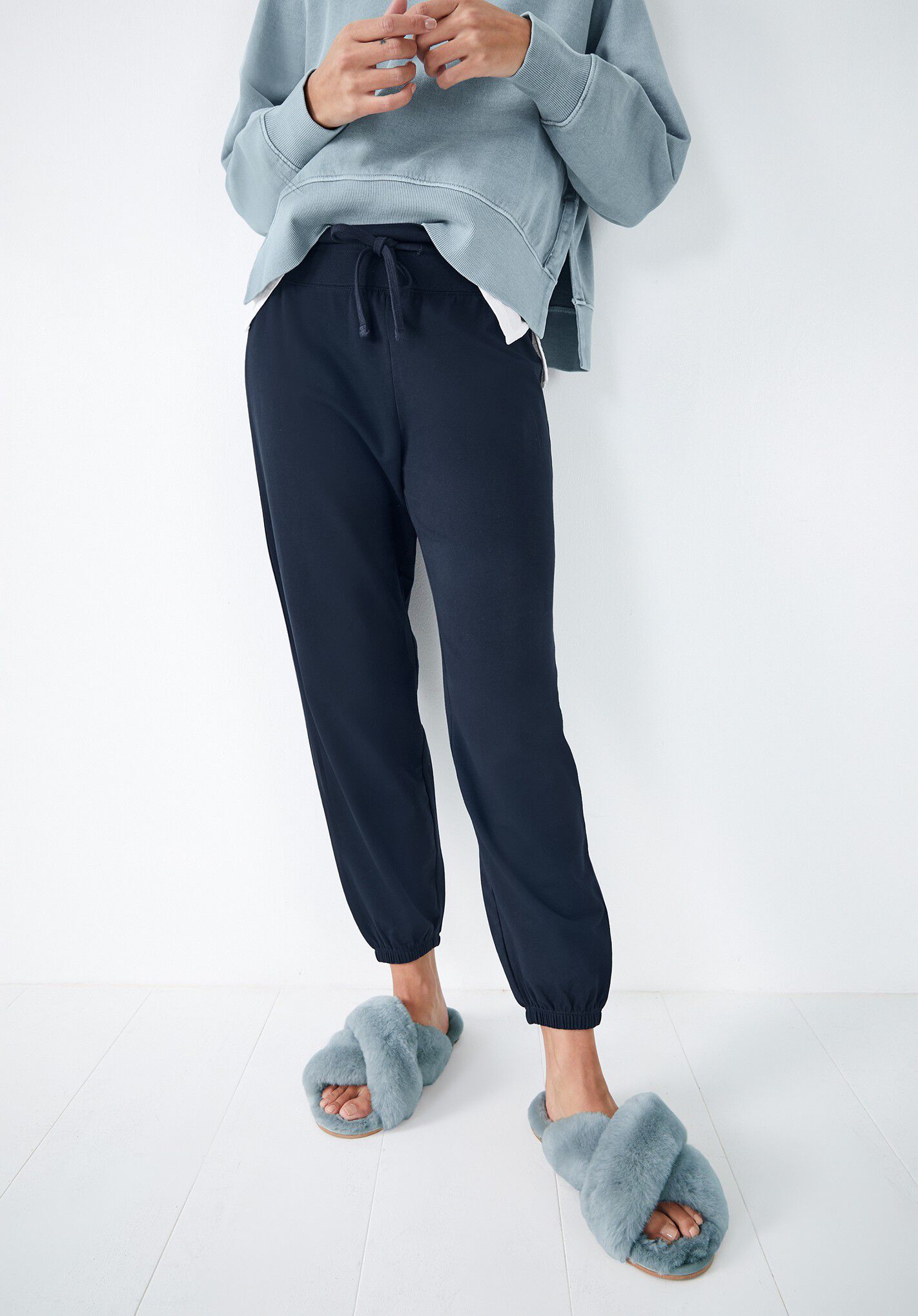 Hush navy joggers on sale