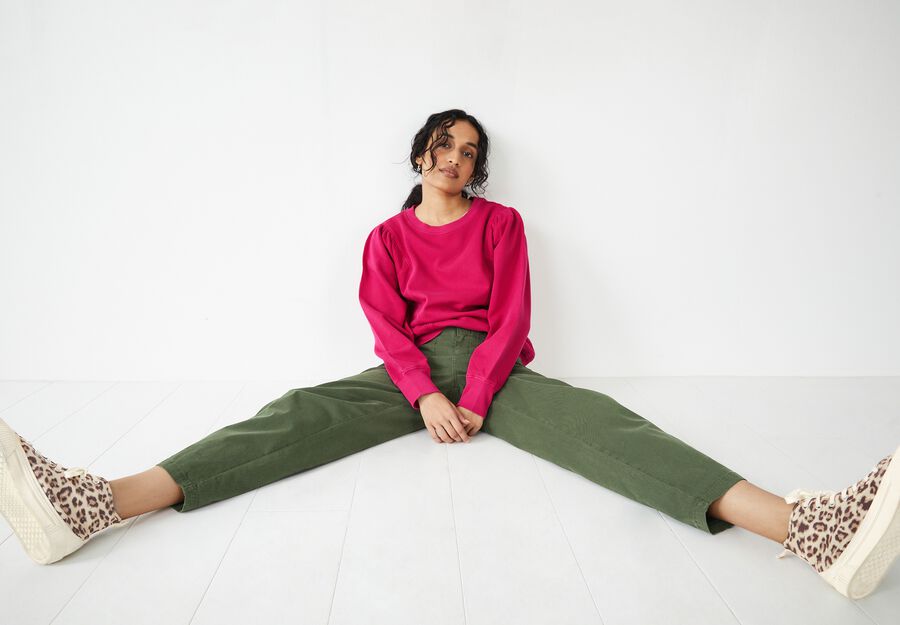 Anastasia Puff Sleeve Sweatshirt