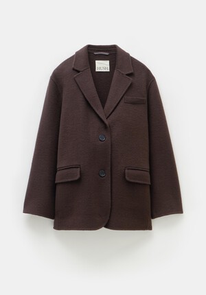 Pure Wool Double Faced Blazer