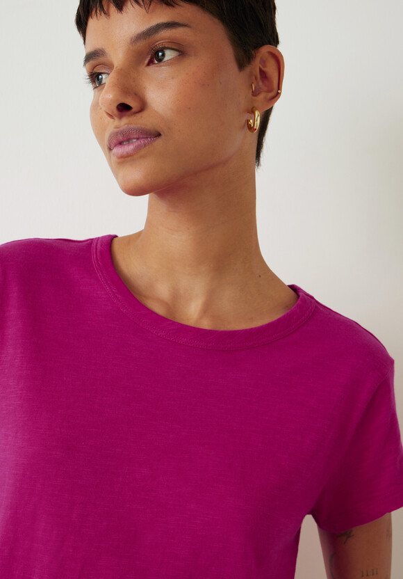 Slim Fit Slub Crew T-Shirt