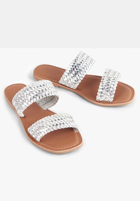 Sunda Metallic Sandals