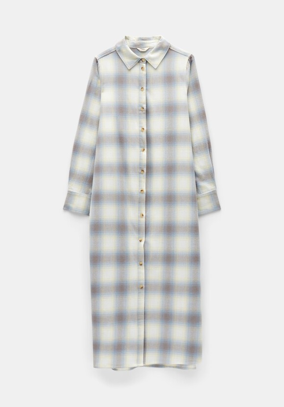 Aida Check Midi Dress