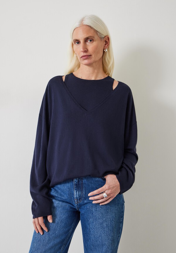 Kitty Super Slouchy Easy V Jumper