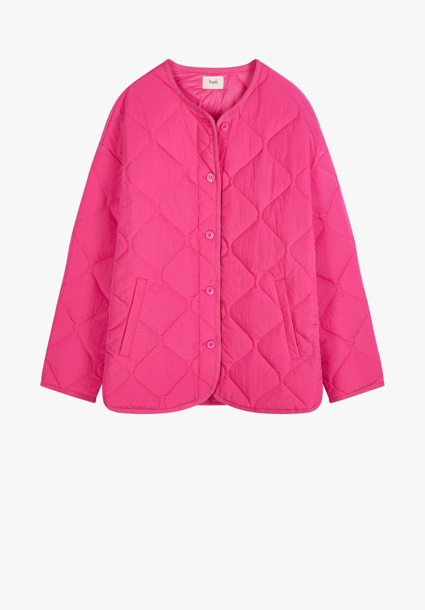 Joy Quilted Jacket Bright Pink hush