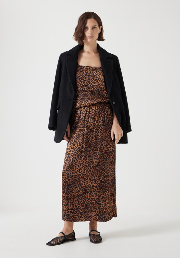 Printed Midi Skirt