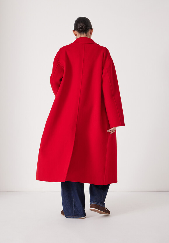 Edie Pure Wool Double Faced Coat