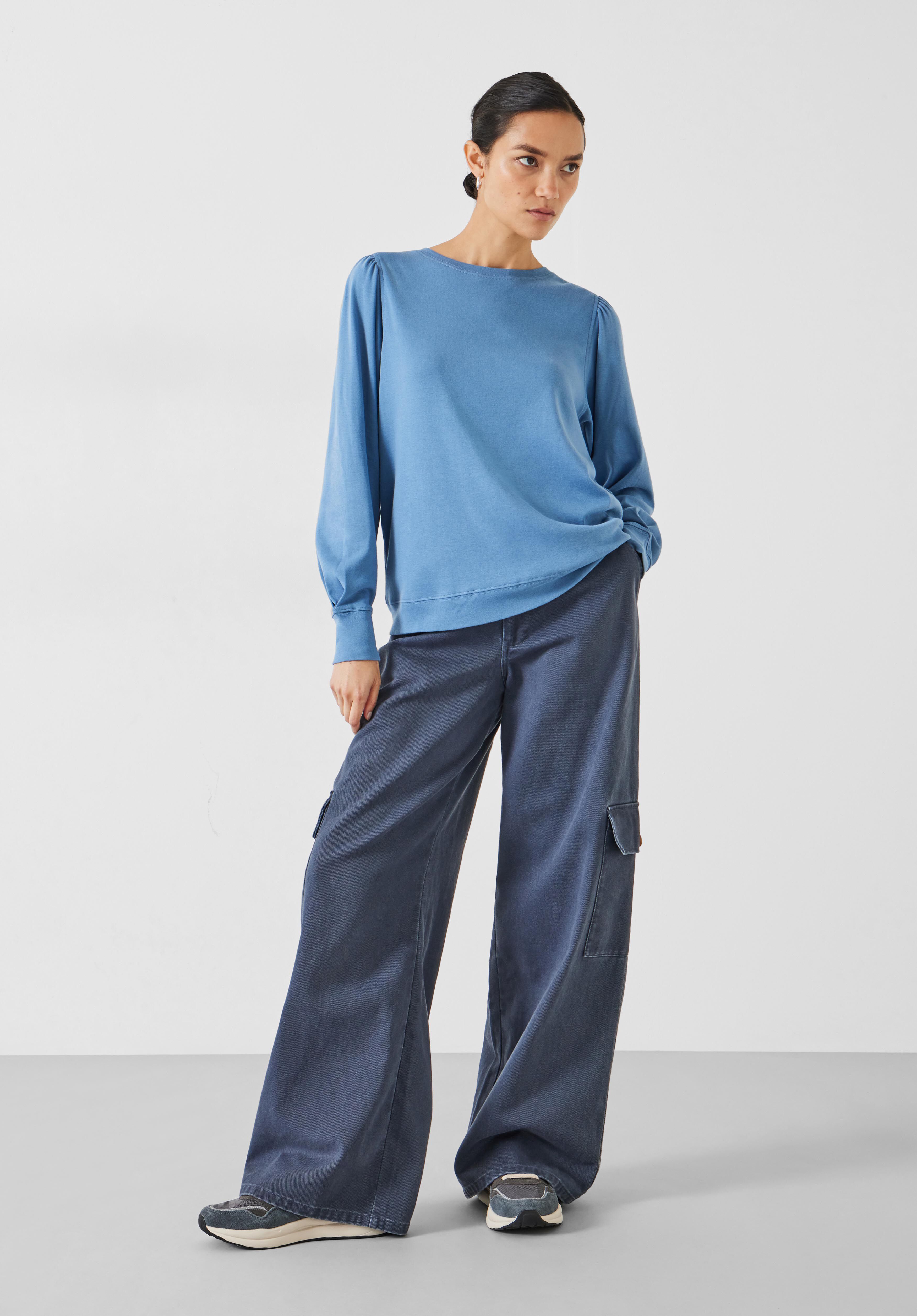 Emily Puff Sleeve Jersey Top