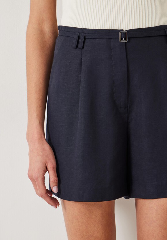 Belted Tailored Shorts