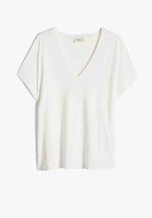 Danny Linen V-Neck T-Shirt