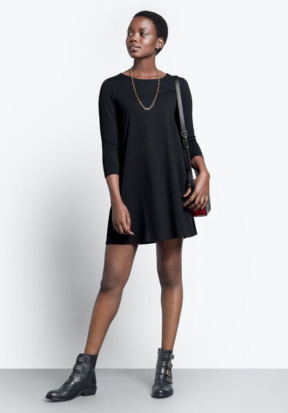Raven A Line Jersey Dress