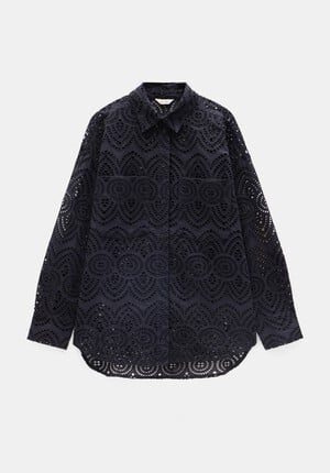 Cotton Broderie Shirt