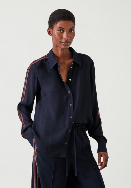 Petunia Side Stripe Shirt