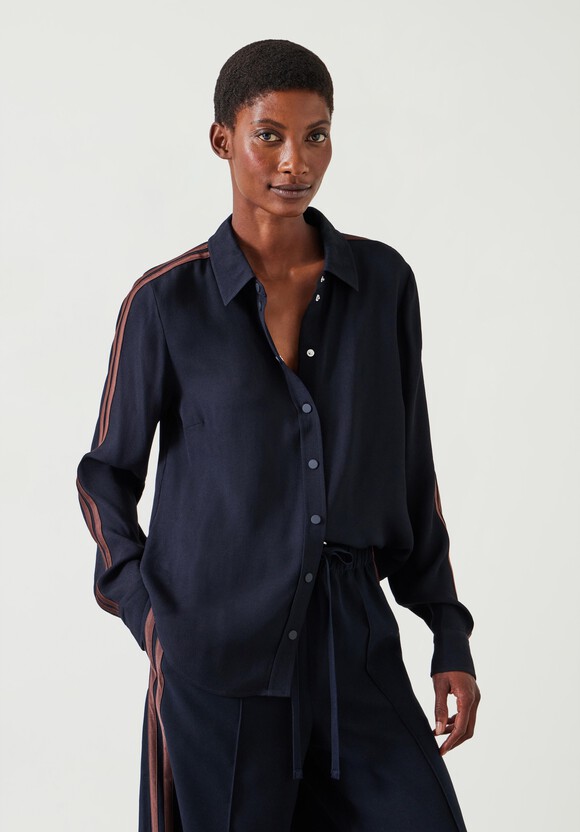 Petunia Side Stripe Shirt