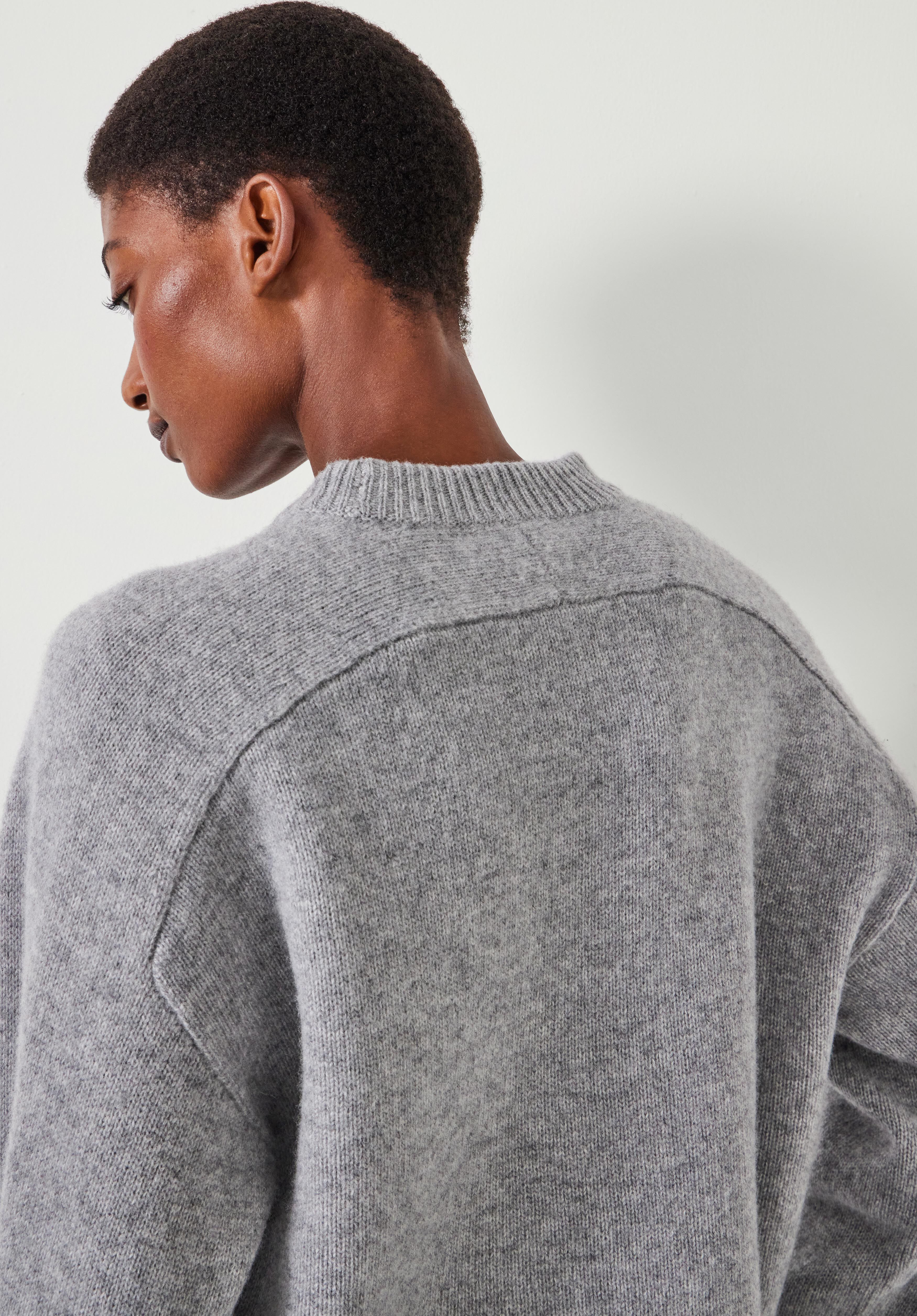 Grey merino jumper hot sale