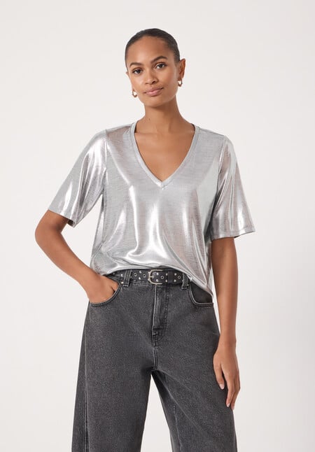 Reece Silver Metallic Sub T-Shirt